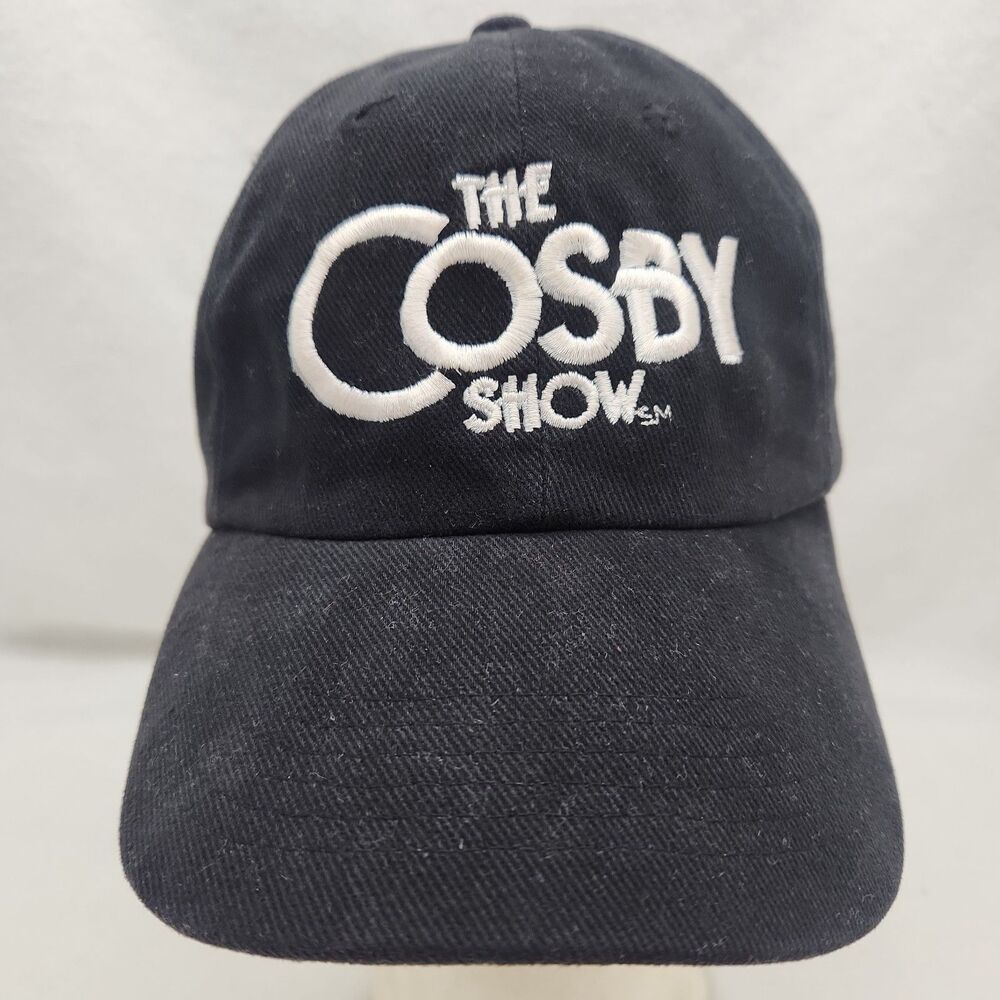 Cap The Cosby Show Hat Strapback Black Embroidered Cotton Vintage ATT Headwear